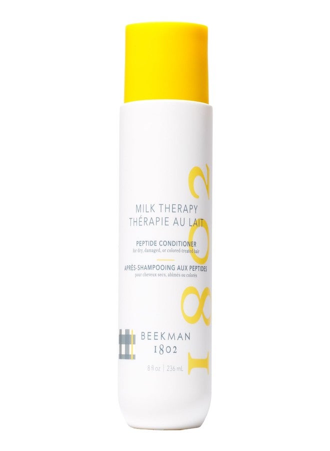 Beekman 1802 Milk Therapy Peptide Conditioner – Boosts Hair Softness & Shine with Goat Milk Proteins, Brazilian Flex Peptide Bond & Hydrolyzed Collagen, Safe for Color-Treated Hair, 8.45 fl oz - Image 1